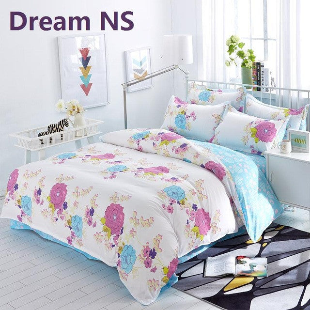 Origami Cranes Bedding Set Polyester Bed Sheet Cozy Duvet Cover Sets Bedspread Queen/Full/Twin Size