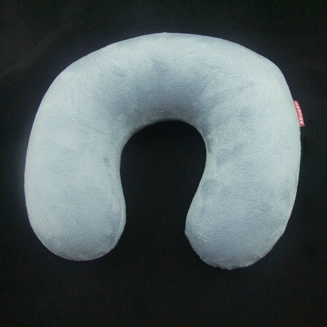 1PC Inflatable U Shaped Travel Air Pillow Comfortable Neck Support Head Rest Cushion Gift