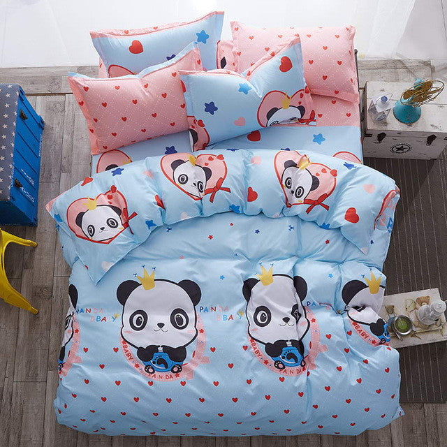 Modern style Bedding Sets Polyester Duvet Cover set Bed Sheet Pillowcase Twin Full Queen size King Super Soft 4Pcs /3 Pcs