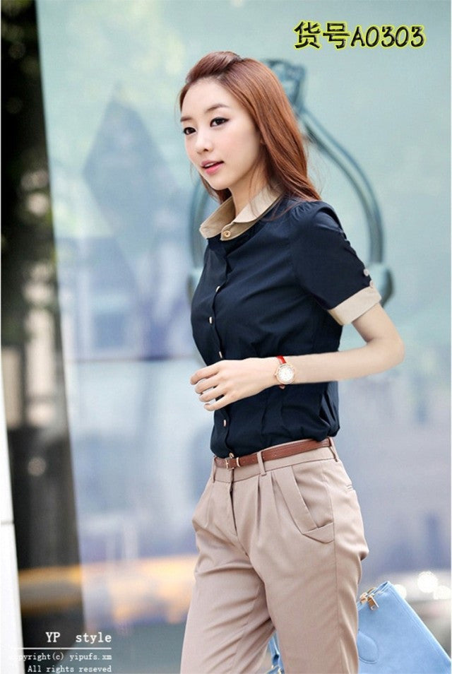 Brand Spring Blouse Shirt Cardigans White Blusas Femininas Ladies Body Tops Women Office Clothing Female Casual Woman Clothes-Dollar Bargains Online Shopping Australia