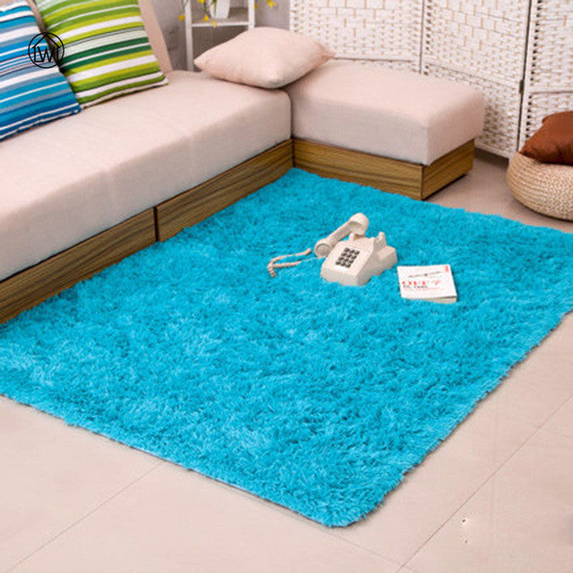 Large Size Long Plush Carpet Flokati Tea Table Mat Soft Yoga Rug Anti-skid Carpet For Living Room Bedroom Bath Doormat Floor Mat
