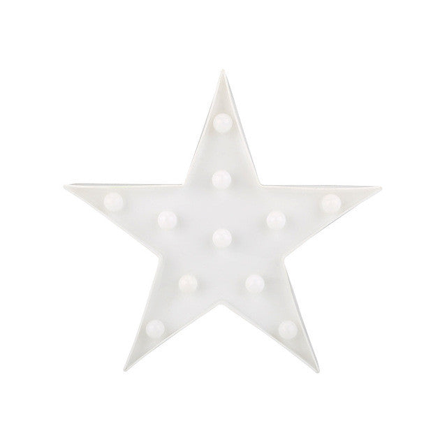 INS Cactus Flamingo Pineapple LED Battery Nightlight 3D Marquee Desk Table Lamp Letter For Kids Gift Decoration 3D Night Light