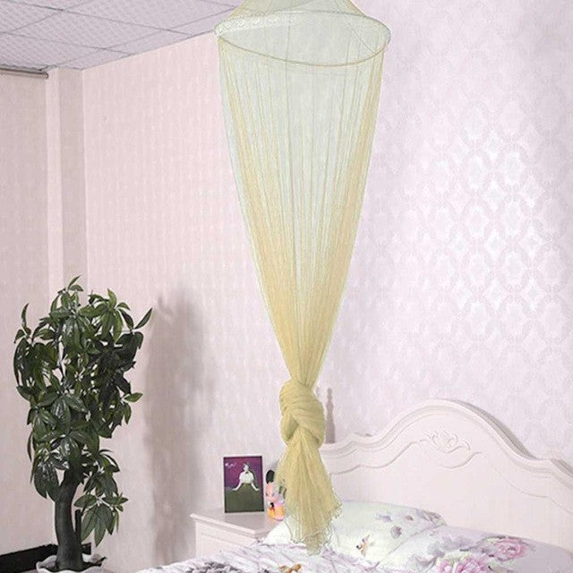 Universal Elegant Round Lace Insect Bed Canopy Netting Curtain Dome Polyester Bedding Mosquito Net Home Furniture