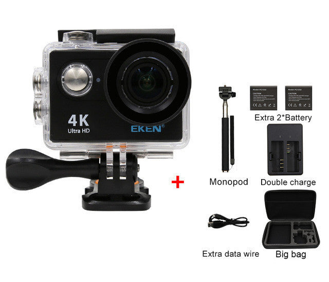 Original Eken H9/H9R action camera 4K wifi Ultra HD 1080p 60fps 170D Go waterproof mini cam pro sports camera