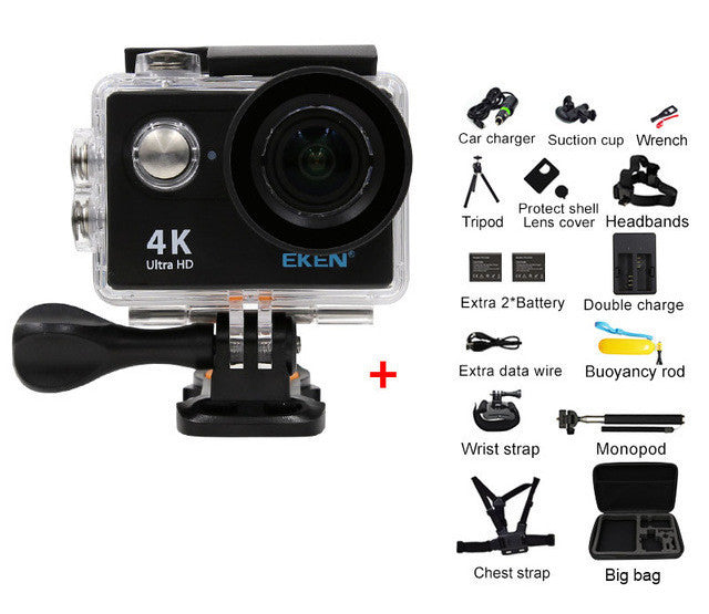 Original Eken H9/H9R action camera 4K wifi Ultra HD 1080p 60fps 170D Go waterproof mini cam pro sports camera