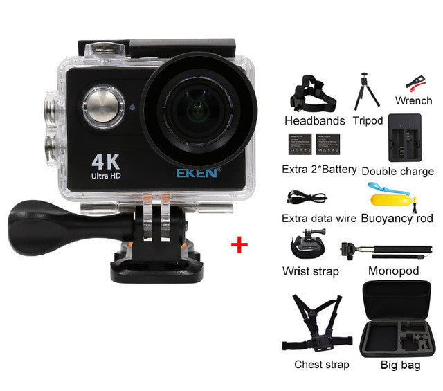 Original Eken H9/H9R action camera 4K wifi Ultra HD 1080p 60fps 170D Go waterproof mini cam pro sports camera