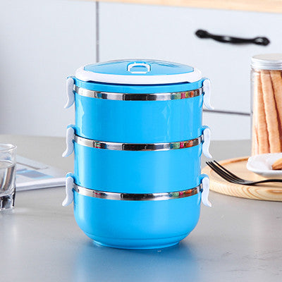 Korean Stainless Steel Thermos Bento Lunch Box for Kids Thermal Food Container Food Box Lunchbox Portable