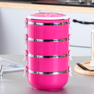 Korean Stainless Steel Thermos Bento Lunch Box for Kids Thermal Food Container Food Box Lunchbox Portable