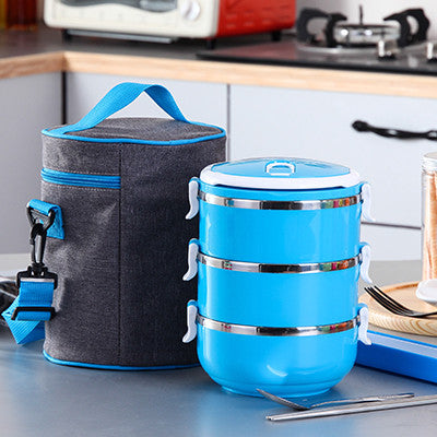 Korean Stainless Steel Thermos Bento Lunch Box for Kids Thermal Food Container Food Box Lunchbox Portable