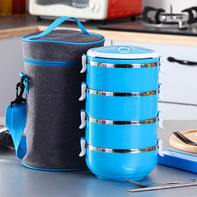 Korean Stainless Steel Thermos Bento Lunch Box for Kids Thermal Food Container Food Box Lunchbox Portable