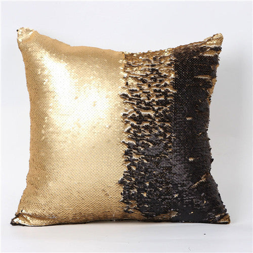 Ouneed Lovely pet Double Color Glitter Sequins Throw Pillow Case Cafe Home present Jun28