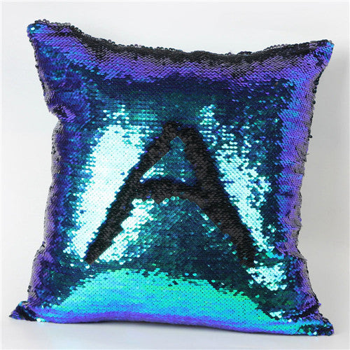 Ouneed Lovely pet Double Color Glitter Sequins Throw Pillow Case Cafe Home present Jun28