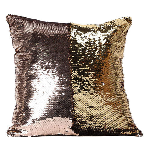 Ouneed Lovely pet Double Color Glitter Sequins Throw Pillow Case Cafe Home present Jun28