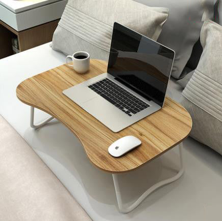 Non-slip sponge foot/Fold lazy/simple/study desk/Thickened panel/Laptop desk /Bed computer desk /Thickened steel pipe