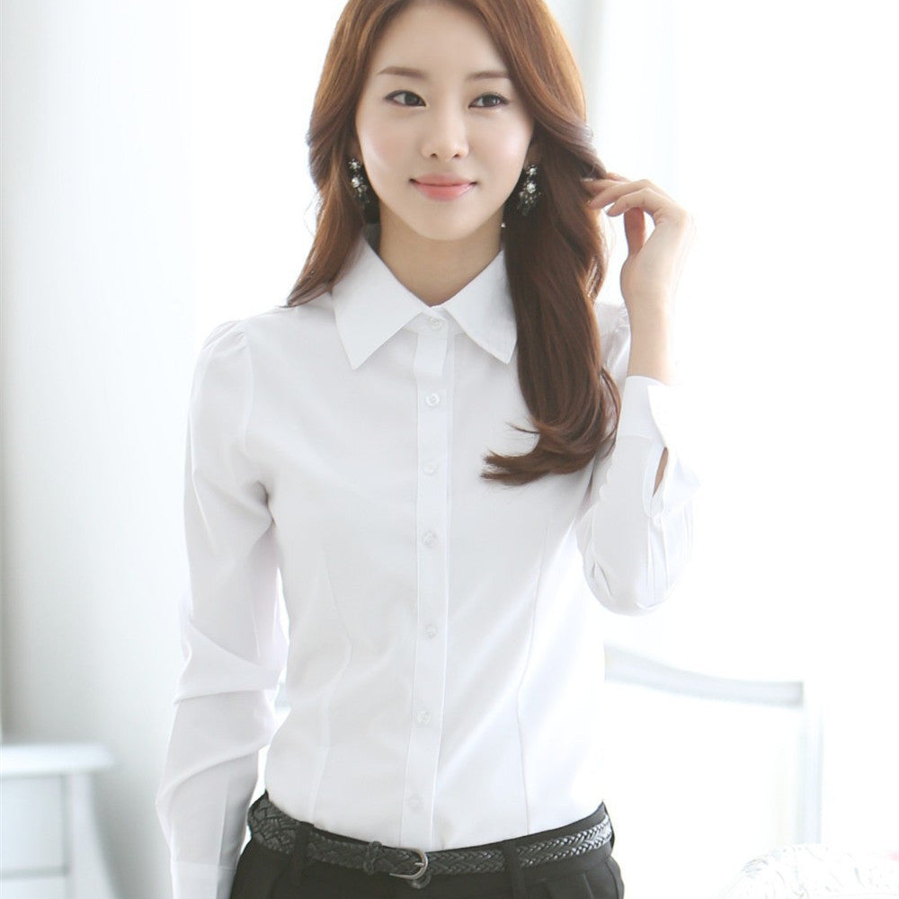 Brand Spring Blouse Shirt Cardigans White Blusas Femininas Ladies Body Tops Women Office Clothing Female Casual Woman Clothes-Dollar Bargains Online Shopping Australia