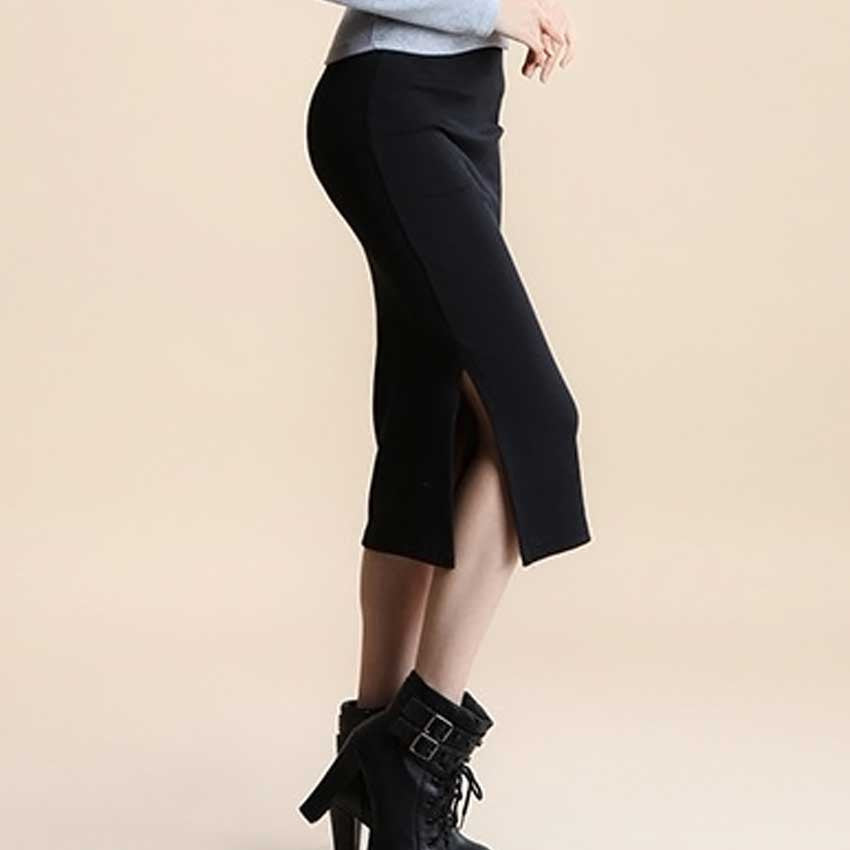 Summer skirts Sexy Chic Pencil Skirts Women Skirt Wool Rib Knit Long Skirt Package Hip Split Waist midi skirt maxi-Dollar Bargains Online Shopping Australia