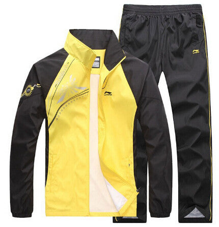 brand tracksuits men's patchwork sportswear jackets+pants mens hoodies and sweatshirts outwear suits man plus 5XL sets-Dollar Bargains Online Shopping Australia