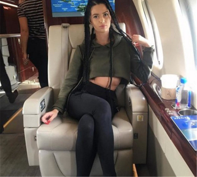 Autumn Tracksuit Women Hoodies 2-Piece Set Khaki/Black (Hooded Sweatshirt+Long Pants) Leisure Suits-Dollar Bargains Online Shopping Australia