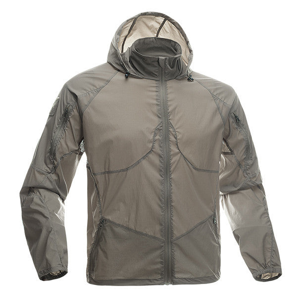 FREE SOLDIER outdoor elastic men's breathable sun block clothes, summer UV-proof coat tactical skin coat-Dollar Bargains Online Shopping Australia