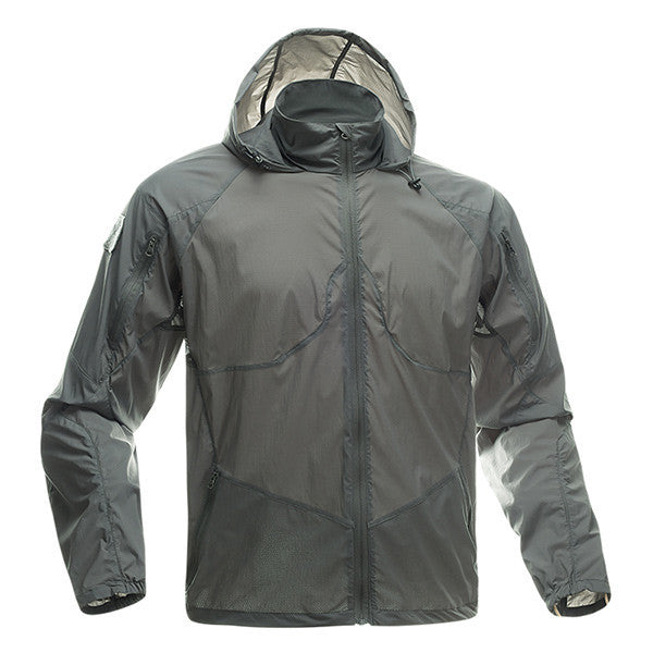 FREE SOLDIER outdoor elastic men's breathable sun block clothes, summer UV-proof coat tactical skin coat-Dollar Bargains Online Shopping Australia