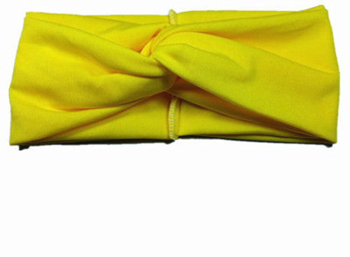 Twist Elasticity Turban Headbands for Women Sport Head band Yoga Headband Headwear Hairbands Bows Girls Hair Accessories A0406-Dollar Bargains Online Shopping Australia