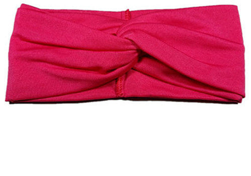 Twist Elasticity Turban Headbands for Women Sport Head band Yoga Headband Headwear Hairbands Bows Girls Hair Accessories A0406-Dollar Bargains Online Shopping Australia