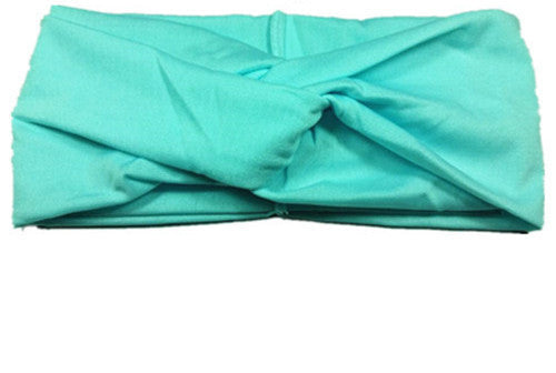 Twist Elasticity Turban Headbands for Women Sport Head band Yoga Headband Headwear Hairbands Bows Girls Hair Accessories A0406-Dollar Bargains Online Shopping Australia
