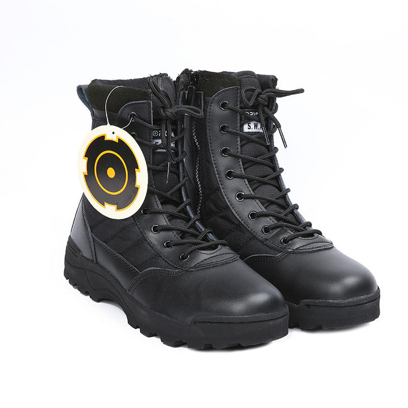 Retro Combat Boots Winter England-style Fashionable Men's Short Shoes Military Boots-Dollar Bargains Online Shopping Australia