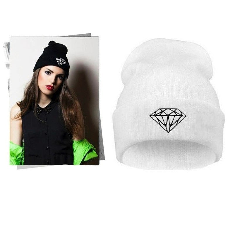 VOGUE Diamond bad hair day knit bonnet winter hat beanies for men women ski skullies-Dollar Bargains Online Shopping Australia