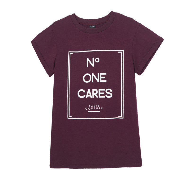 Women cute letters print T shirt European basic short sleeve O neck Shirts casual tops plus size DT17-Dollar Bargains Online Shopping Australia