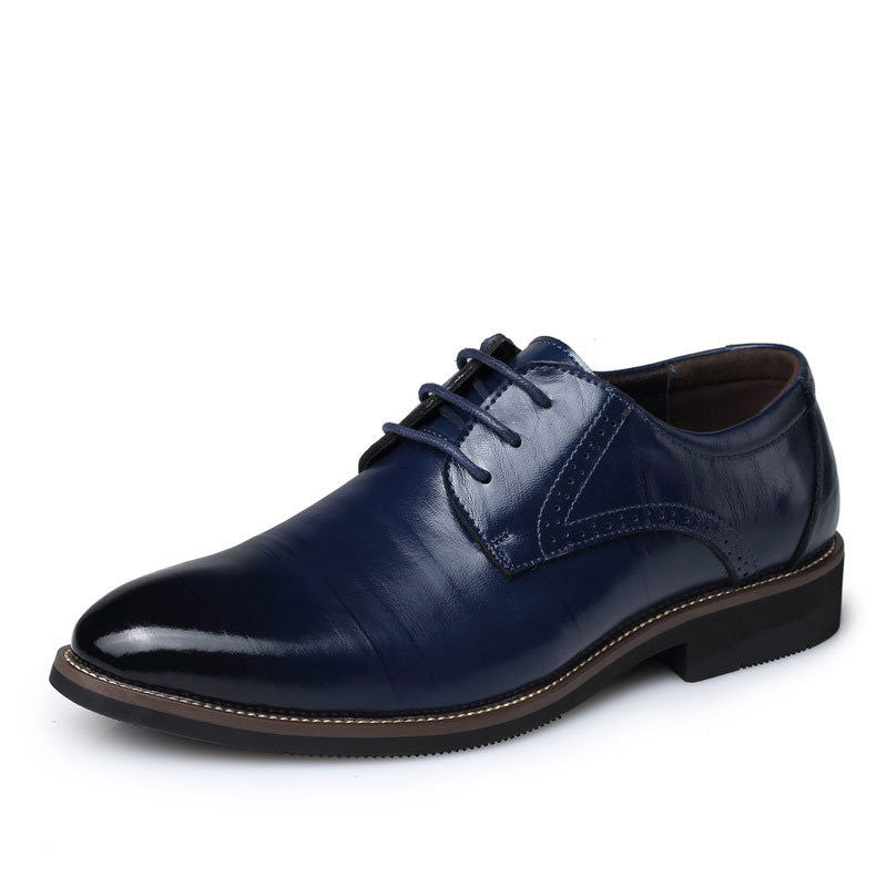 Oxford Shoes For Men Dress Shoes Genuine Leather Office Shoes Men Flats Zapatos Hombre Black Mens Oxfords BRM-276-Dollar Bargains Online Shopping Australia