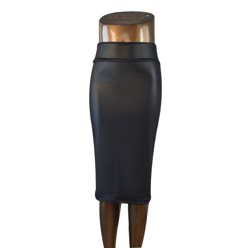 plus size high-waist faux leather pencil skirt black skirt 9 colors S/M/L/XL-Dollar Bargains Online Shopping Australia