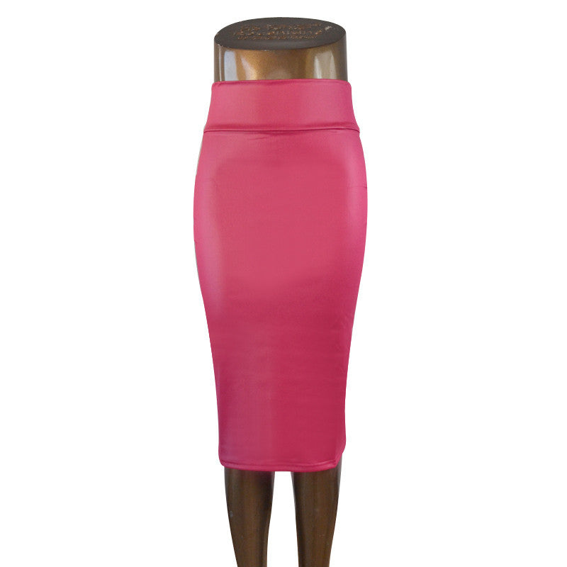 plus size high-waist faux leather pencil skirt black skirt 9 colors S/M/L/XL-Dollar Bargains Online Shopping Australia