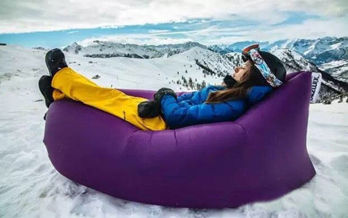 Beach Portable Outdoor Inflatable Bone Furniture Sofa Hammock Sleeping Camping Air Bed Nylon Lazy bed Clean Big-Dollar Bargains Online Shopping Australia