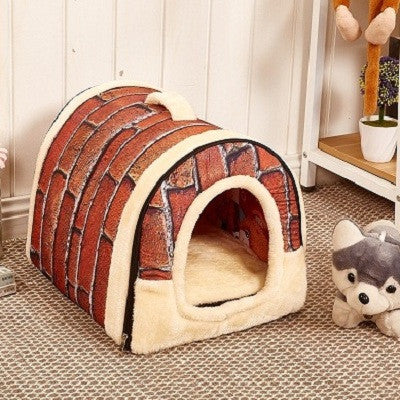 Multifuctional Dog House Nest With Mat Foldable Pet Dog Bed Cat Bed House For Small Medium Dogs Travel Pet Bed Bag Product-Dollar Bargains Online Shopping Australia