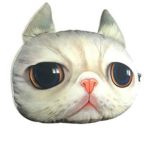 Lovely 3D Cat Car Headrest Head auto Pillow Inside Seat Neck Rest car seat Creative Car Neck Pillow Soft Auto Head Headrest-Dollar Bargains Online Shopping Australia