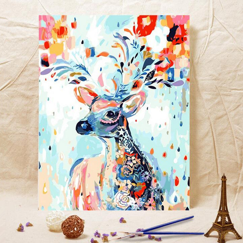 HOME BEAUTY digital oil paint painting by numbers diy picture drawing on canvas oil painting by hand coloring G202-Dollar Bargains Online Shopping Australia