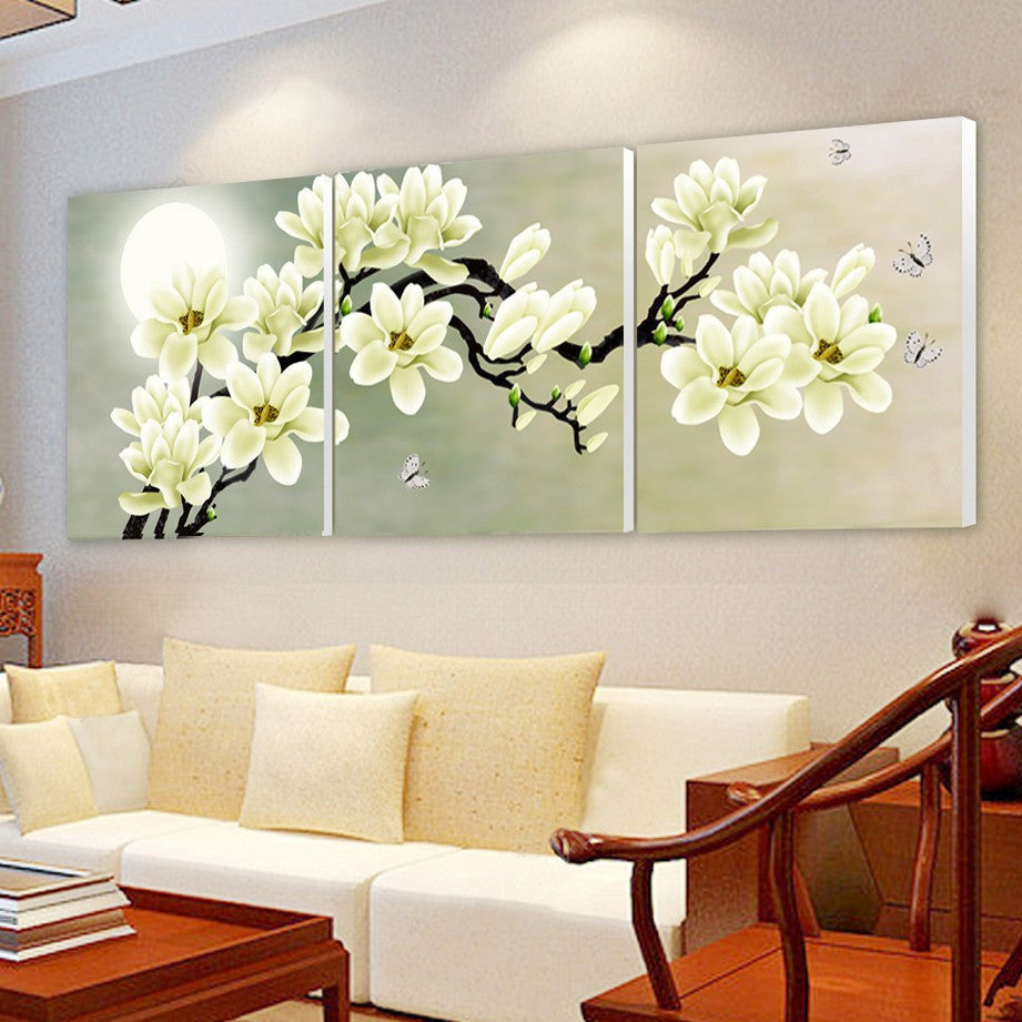 Print poster canvas Wall Art orchids Decoration art oil painting Modular pictures on the wall sitting room cuadros(no frame)3pcs-Dollar Bargains Online Shopping Australia
