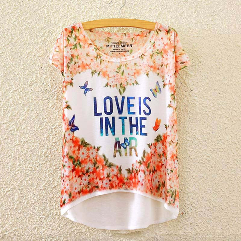 Cotton cropped t Shirt Women Short Sleeve t-shirts o-neck Causal loose Magic Unicorn T Shirt Summer top for women-Dollar Bargains Online Shopping Australia