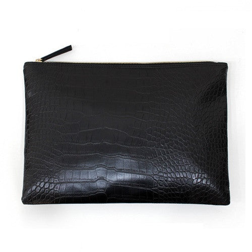 Fashion crocodile grain women's clutch bag leather women envelope bag clutch evening bag female Clutches Handbag-Dollar Bargains Online Shopping Australia
