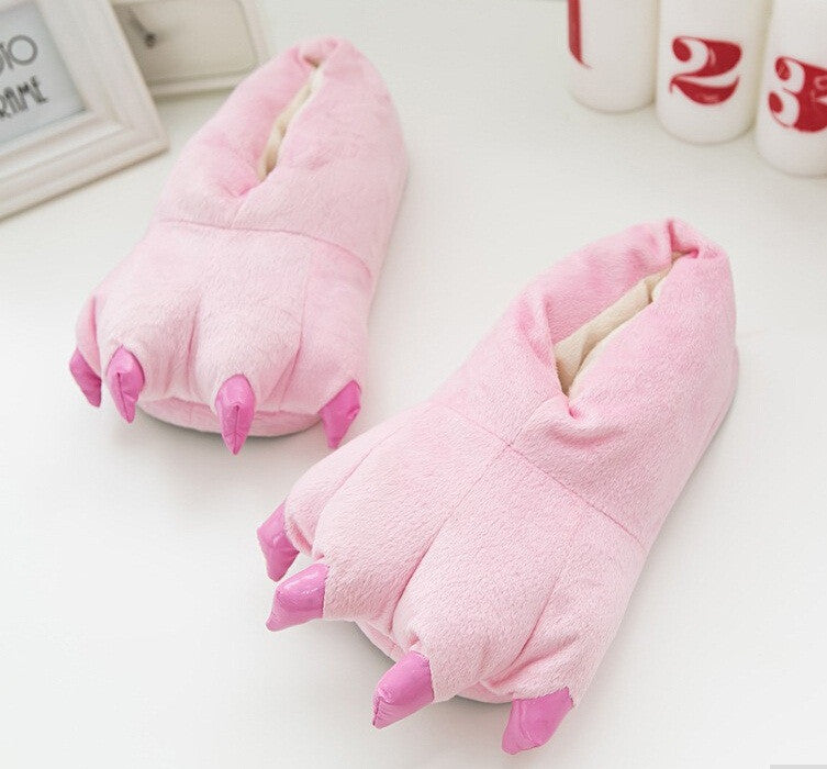 Paw Slippers Funny Animal Slippers for men and women Winter Monster Claw Plush Home slipper soft indoor floor shoes pantufa-Dollar Bargains Online Shopping Australia
