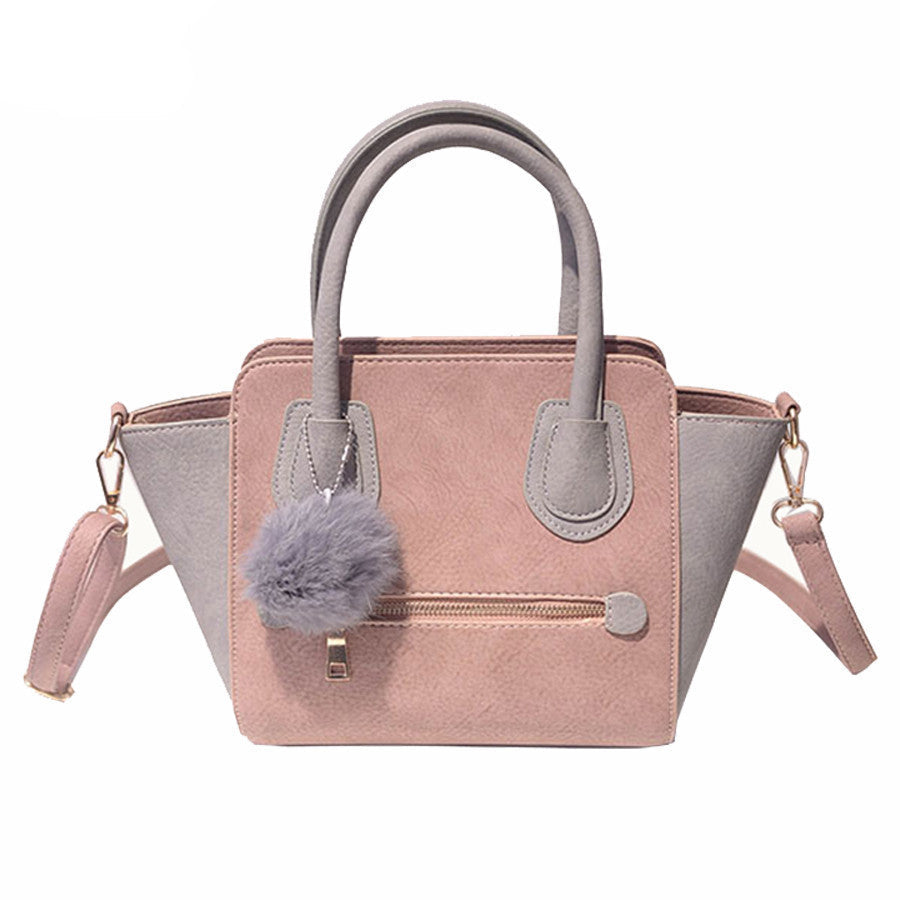 Spring Smiley PU Leather Tote Bag Women Trapeze Fashion Designer Handbags High Quality Ladies Bags Vintage Crossbody Bags-Dollar Bargains Online Shopping Australia