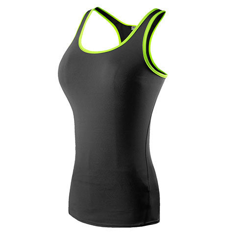 Quick Dry Sleeveless Shirts Women Fitness Training Athletic Vest Running Workout Sports White Yoga Suit Shirt Tank Tops-Dollar Bargains Online Shopping Australia