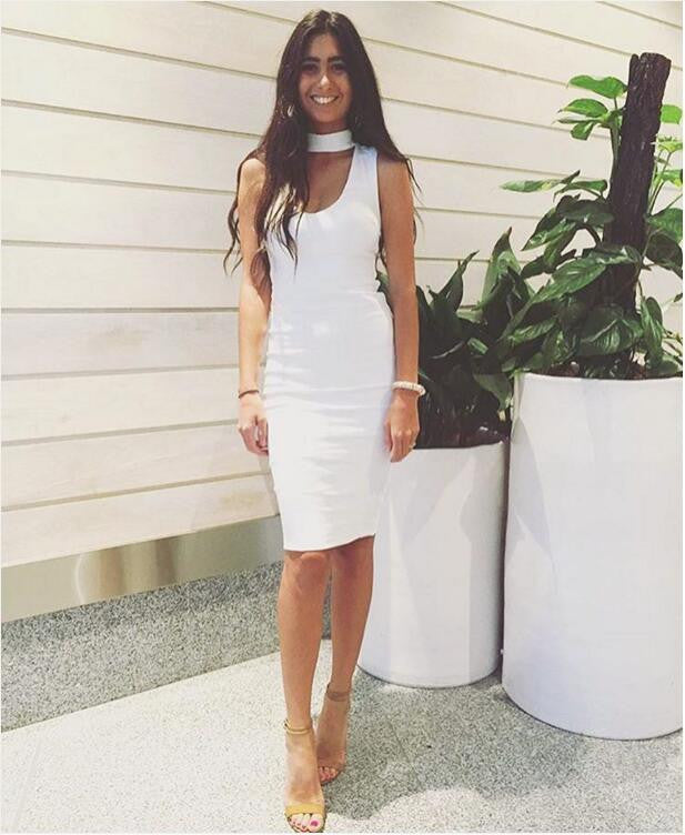 Sleeveless Bandage Stretch Party Dress Kylie Jenner Style - CELEBRITYSTYLEFASHION.COM.AU - 4