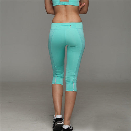 fitness Women Yoga Pants Sport Fitness Night Running Sportswear Tights Quick Drying Compression Trousers Gym Slim Legging-Dollar Bargains Online Shopping Australia