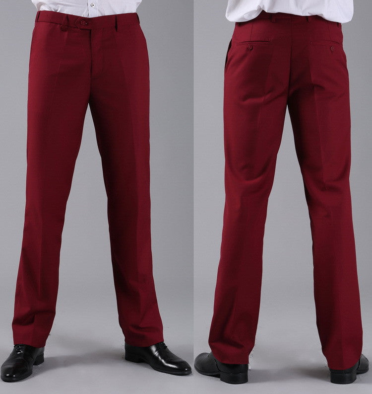 Formal Wedding Men Suit Pants Fashion Slim Fit Casual Brand Business Blazer Straight Dress Trousers H0284-Dollar Bargains Online Shopping Australia