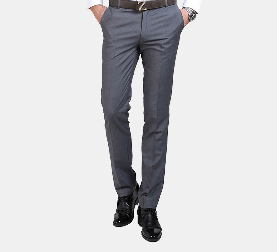 Men Luxury Suit Pants Social Dress Pants Mens Slim Fit Formal Blazer Trousers Arrival Pantalon Costume Homme Black B065-Dollar Bargains Online Shopping Australia