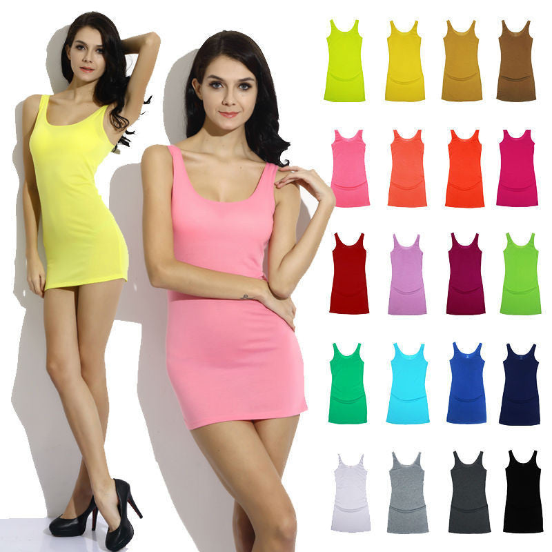 New Solid Slim Women tank Tops Summer Sleeveless Jersey Cotton Tanks Camis Tees For Woman Fashion Sexy Top White Black Vest - CelebritystyleFashion.com.au online clothing shop australia