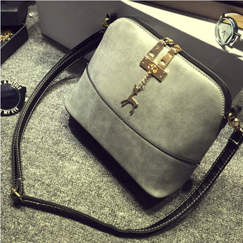 vintage Nubuck Leather Women Bags Fashion Small Shell Bag Women Shoulder Bag Summer Casual Crossbody Bag-Dollar Bargains Online Shopping Australia