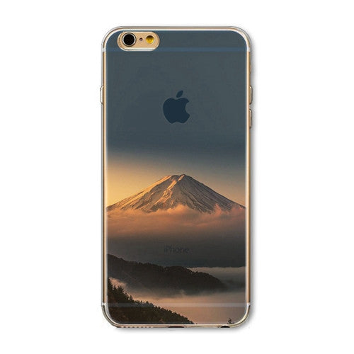 iPhone Case Cover For iPhone 6 6s 4.7" Ultra Soft TPU Silicon Transparent Flowers Animals Scenery Mobile Phone Bag Cover-Dollar Bargains Online Shopping Australia